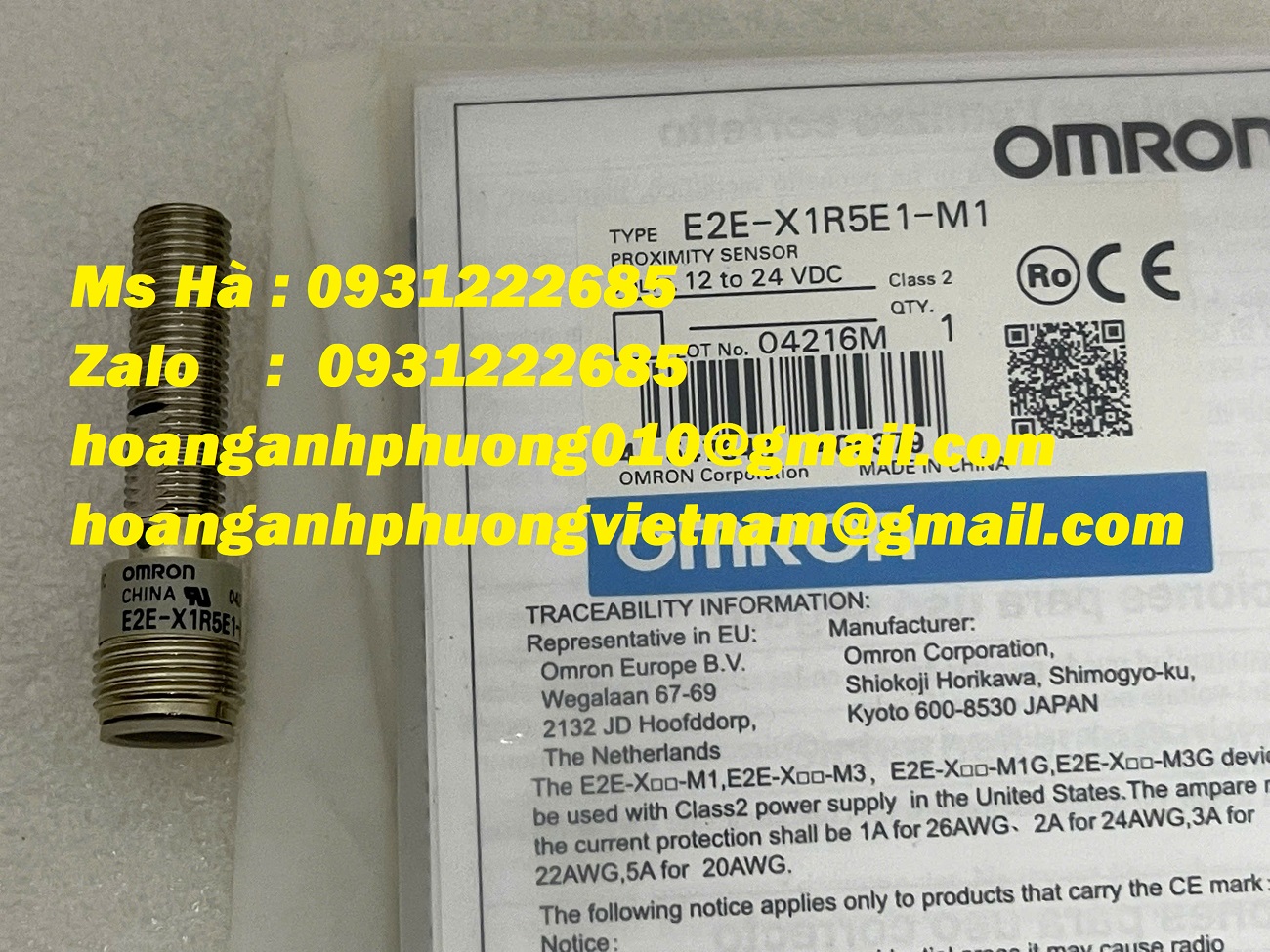 Bán cảm biến Omron E2E-X1R5E1-M1 ưu đãi giá trong tháng